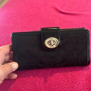 Coach Wallet Black standard wallet